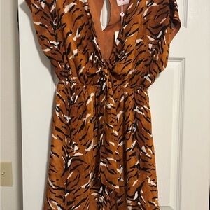 NWT Buddy Love Tiger Print  Dress in Medium